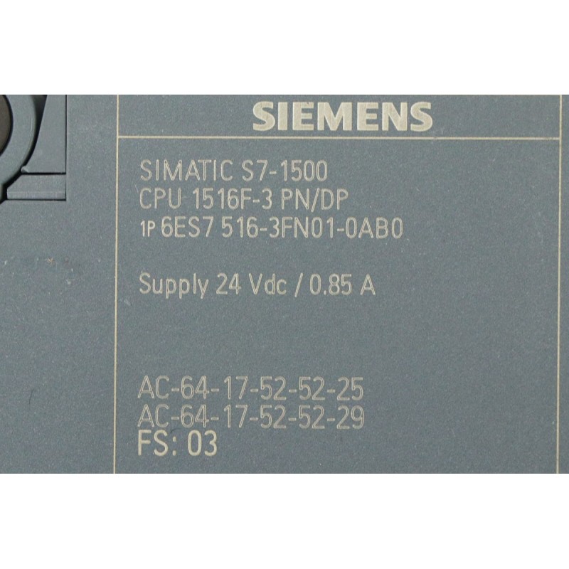 6ES7516-3FN01-0AB0