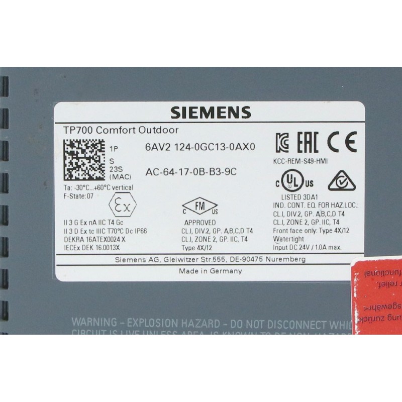 6AV2124-0GC13-0AX0
