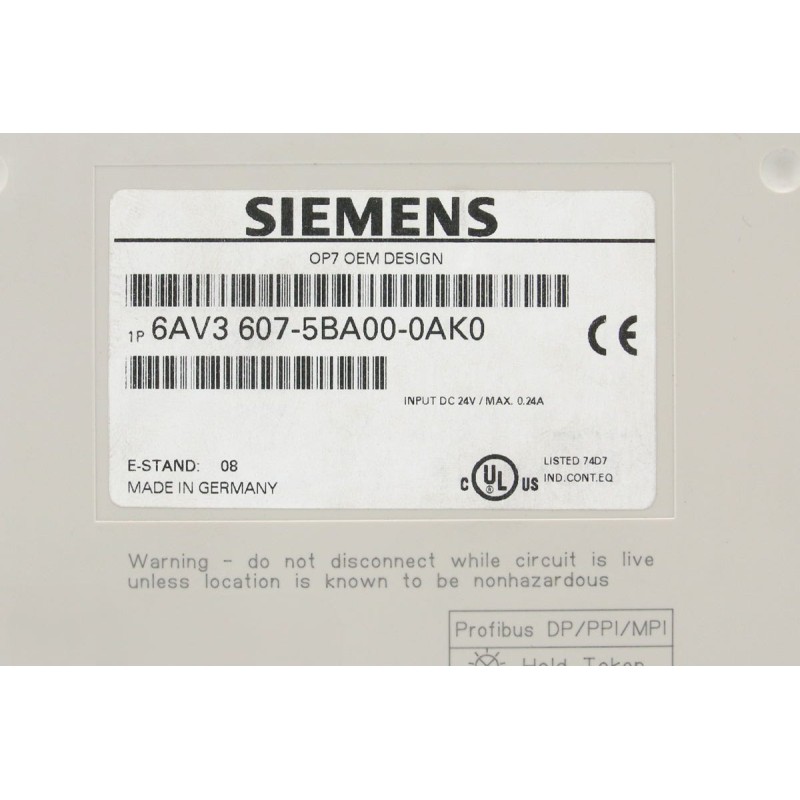 6AV3607-5BA00-0AK0