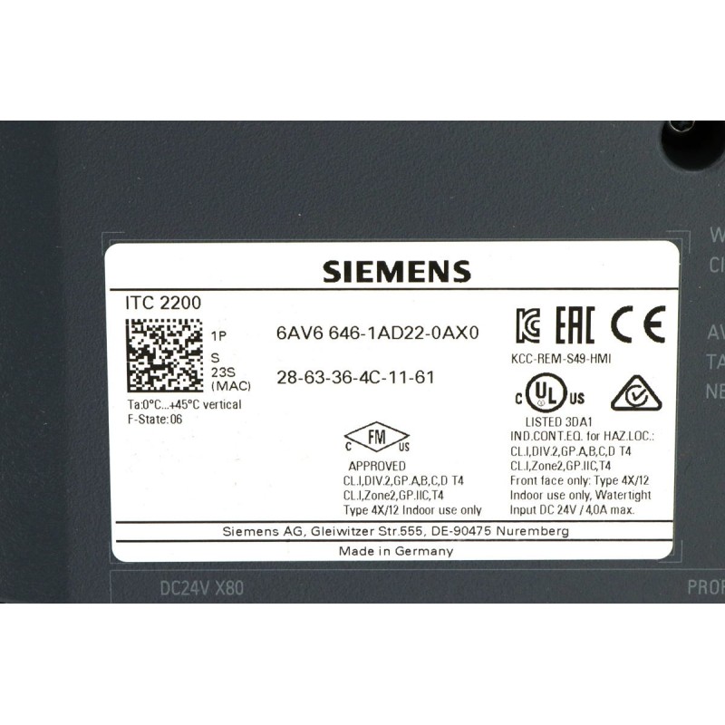 6AV6646-1AD22-0AX0