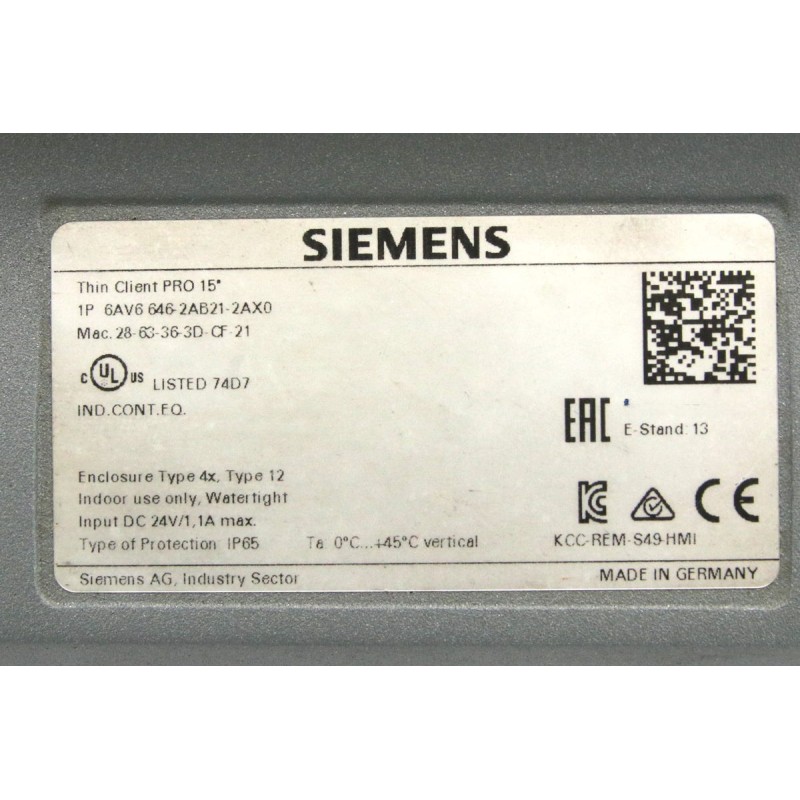 6AV6646-2AB21-2AX0