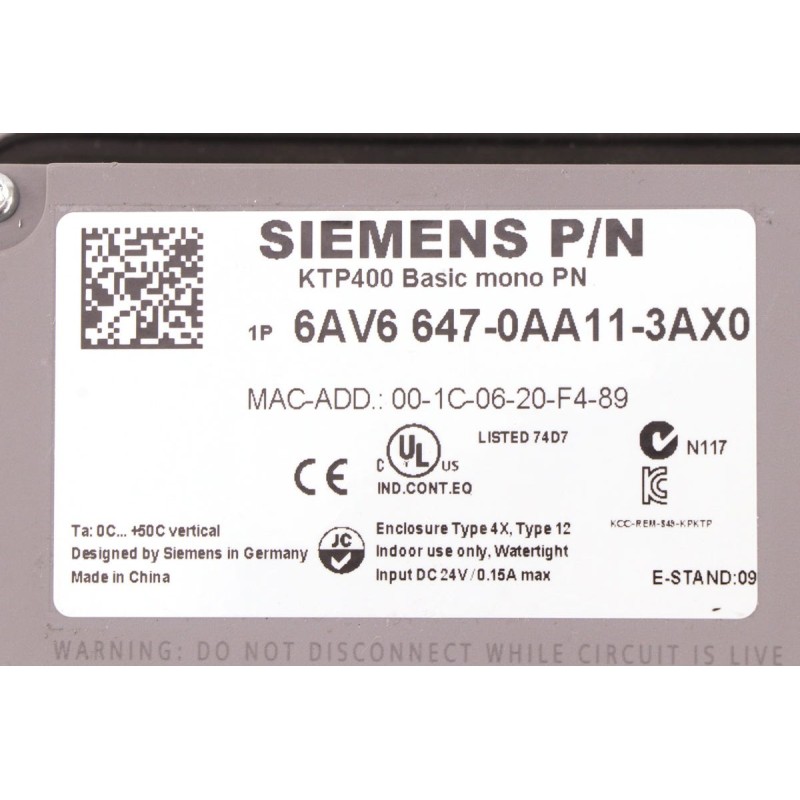 6AV6647-0AA11-3AX0