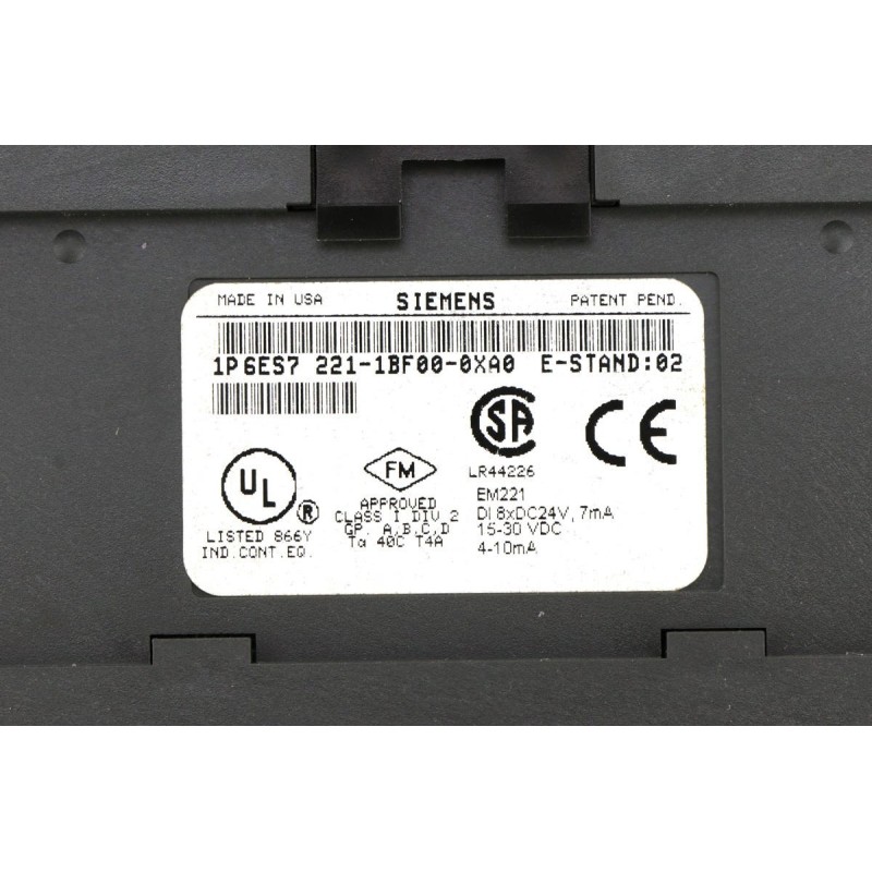 6ES7221-1BF00-0XA0
