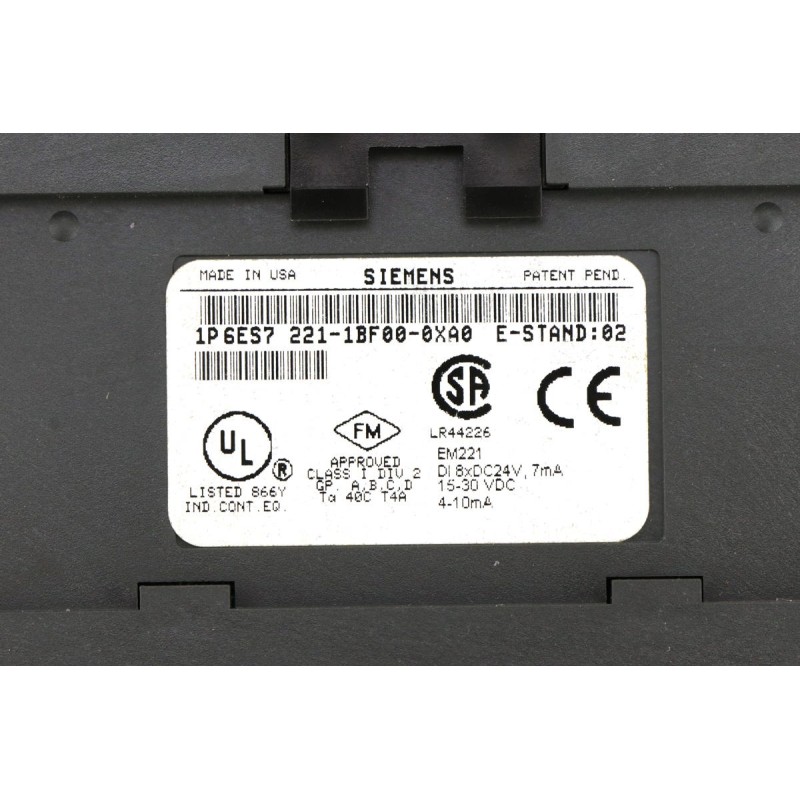 6ES7221-1BF00-0XA0