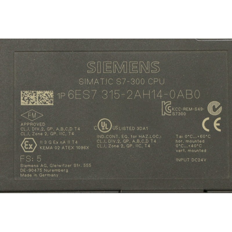 6ES7315-2AH14-0AB0