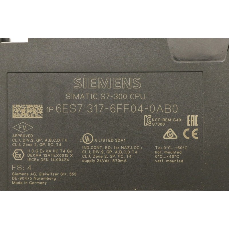 6ES7317-6FF04-0AB0