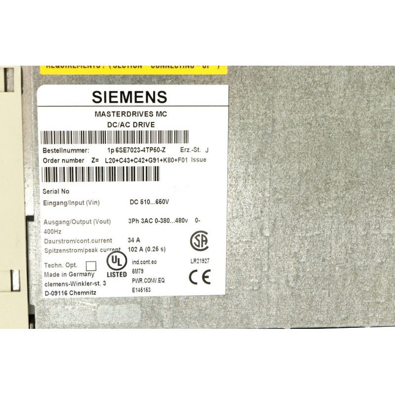 6SE7023-4TP50-Z
