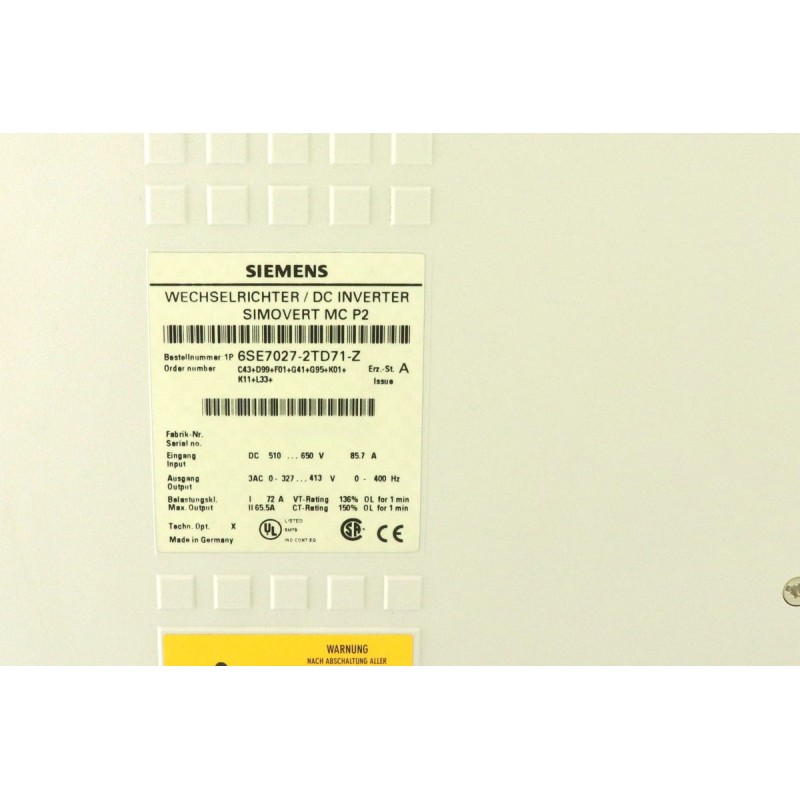 6SE7027-2TD71-Z