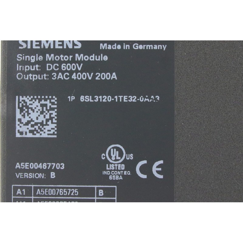 6SL3120-1TE32-0AA3
