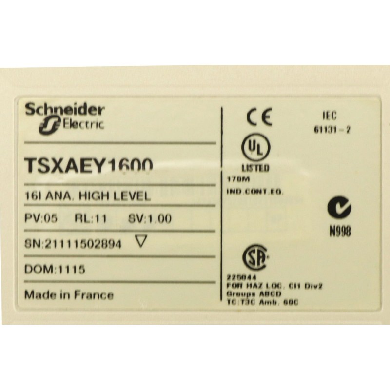 TSXAEY1600