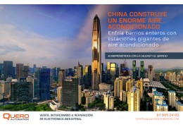 China construye un enorme aire acondicionado que enfría barrios enteros