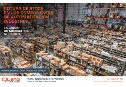 ROTURA DE STOCK EN LOS COMPONENTES DE AUTOMATIZACIÓN INDUSTRIAL